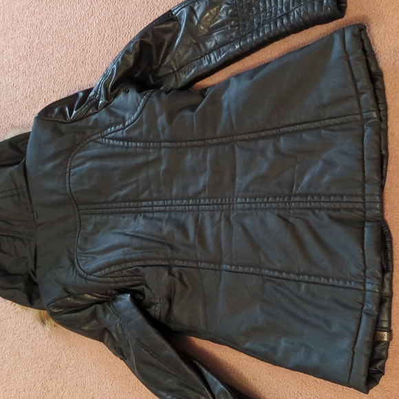 Rudsak Leather Sleeves Coat - Picture 6 of 16